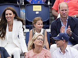 Vévodkyn Kate, princezna Charlotte a princ William na Commonwealth Games...