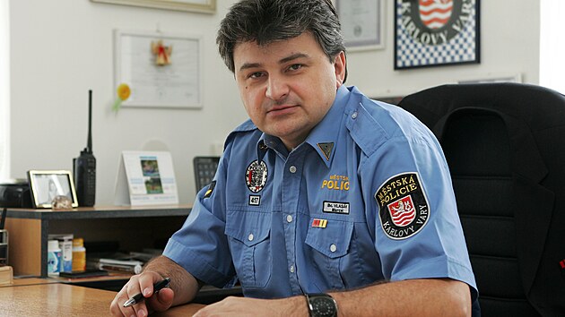 Velitel Městské policie Karlovy Vary Marcel Vlasák.