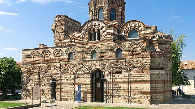Kostel Krista Pantokrtora pat k nejcennjm chrmm Nesebaru.