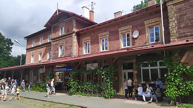 Železniční nádraží Martinice v Krkonoších (7/2022)
