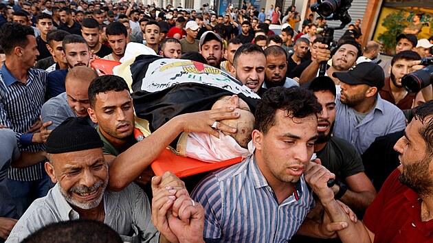 Izraelsk nlety v Gaze zabily nejmn osm lid, vetn lena Islmskho dihdu. (5. srpna 2022)