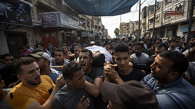 Truchlc mui v Gaze. (6. srpna 2022)