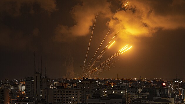 Rakety vyplen palestinskmi ozbrojenci na Izrael (6. srpna 2022)