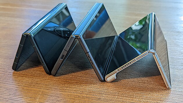 Huawei Mate Xs 2, Samsung Galaxy Z Fold 3 a Vivo X Fold