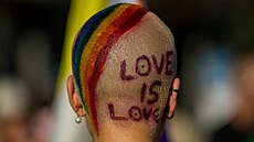 Momentka z pochodu hrdosti ve �pan�lsku (9. �ervence 2022)