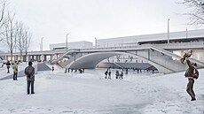 Vizualizace Libeského mostu v roku 2022