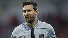 Lionel Messi bhem zápasu Paris St. Germain proti Clermontu ve francouzské...