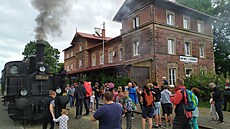 �elezni�ní nádra�í Martinice v Krkono�ích (�ervenec 2022)