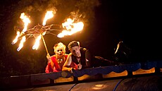 Jihlav�tí divadelníci na Staré plovárn� nacvi�ují letní hru pod �irým nebem....