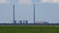 Komplex Záporoské jaderné elektrárny (4. srpna 2022)