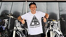 V Krom��í�i se uskute�nil 7. ro�ník p�ehlídky freestylových jezdc�. Na snímku...