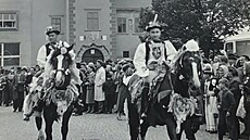 Jízda králů v Kyjově v roce 1956.