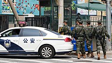 Čínská policie (3. srpna 2022)
