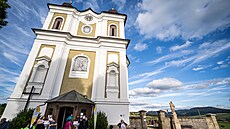 V kostele sv. Prokopa v Bezd�kov� zahráli hornisté Olivier Darbellay, Jens...