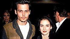 Johnny Depp a Winona Ryderová v 90. letech