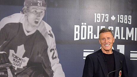 Börje Salming.védská legenda hokejového Toronta.