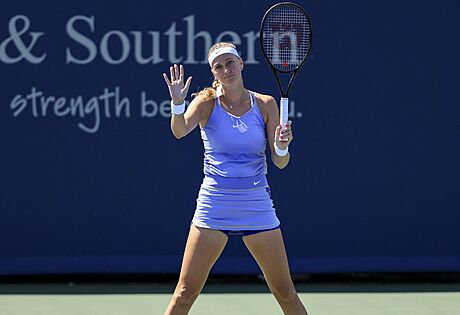 Petra Kvitová na turnaji v Cincinnati