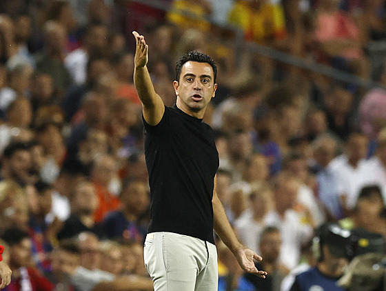 Xavi, kou fotbalist FC Barcelona.