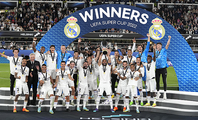 Real Madrid zdolal Frankfurt a popáté vybojoval fotbalový Superpohár