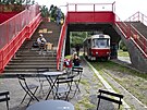 Na tramvajov� to�n� Dlaba�ov vzniklo Bistro To�na.