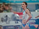Kristiina Mäki po finálovém závod na 1500 metr na atletickém ME v Mnichov.
