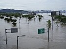 Jihokorejský Soul zasáhly záplavy. (13. srpna 2022)