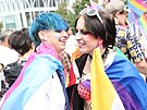 Úastníci prvodu hrdosti Prague Pride (13. srpna 2022)