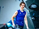 eský lezec Adam Ondra na mistrovství Evropy v Mnichov soutí v disciplín...