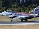 Letoun Eurofighter německé Luftwaffe se speciálními barvami pro cvičení v...