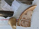 lomky keramiky nalezen u brodskho kostela Nanebevzet Panny Marie. st z...