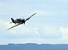 Poslední letuschopný exemplá Hawker Hurricane Mk.IV na leteckém dni v Chebu...
