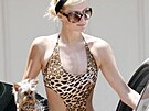 Paris Hiltonová v pláovém pevleku za divoké zvíe