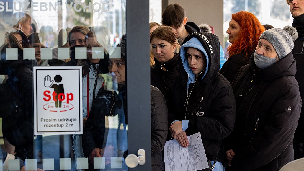 Uprchlíci z Ukrajiny na úřadu práce