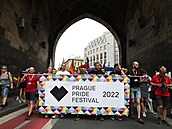 Průvod hrdosti sexuálních menšin Prague Pride vyrazil po 13:00 z Václavského...