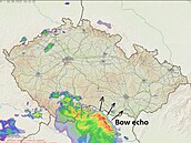 Do Čech dorazily silné bouřky. Systém z Rakouska nezeslabuje, naopak se...