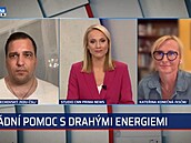 Europoslanec Tomáš Zdechovský a Kateřina Konečná v pořadu 360° na CNN Prima...