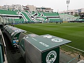 Pohled na stadion Panathinaikosu Atény.