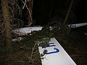 Srážka dvou bezmotorových letadel na Tachovsku. Jeden větroň skončil v lese,...