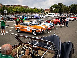 Veterány kody na setinové rallye Sachsen Classic