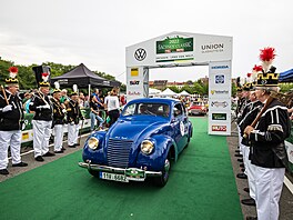 Veterány kody na setinové rallye Sachsen Classic