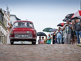 Veterány kody na setinové rallye Sachsen Classic