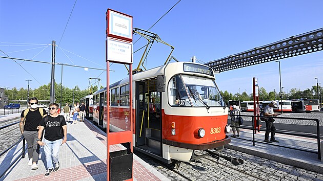 O vkendu zaala fungovat nov tramvajov smyka Depo Hostiva.