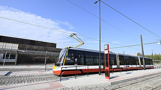 O vkendu zaala fungovat nov tramvajov smyka Depo Hostiva.