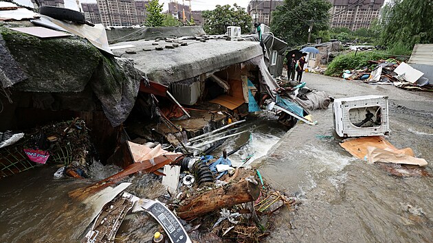 Jihokorejský Soul zasáhly záplavy. (13. srpna 2022)