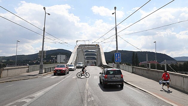 Benev most v st nad Labem v roce 2022.