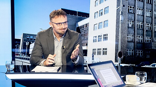 Končící superúředník Petr Hůrka jako host pořadu Rozstřel. (19. srpna 2022)
