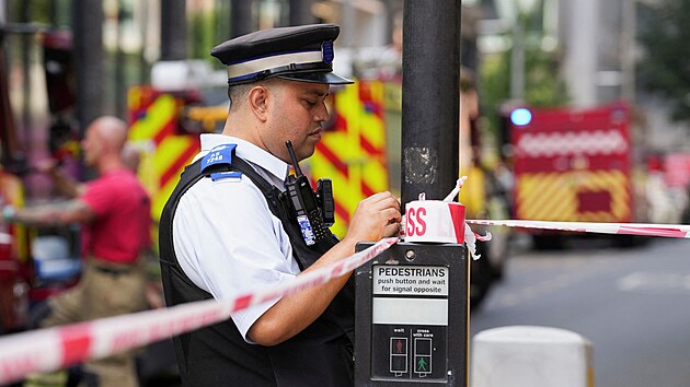 V centru Londýna vypukly dva samostatné požáry. (17. srpna 2022)