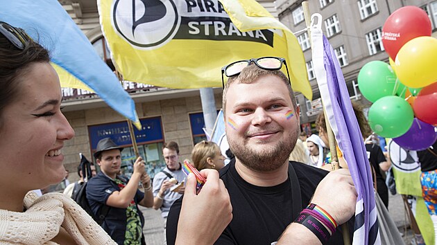 Mlad Pirtstvo na Prague Pride (13. srpna 2022)