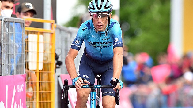 Italsk cyklista Vincenzo Nibali v 17. etap Gira.