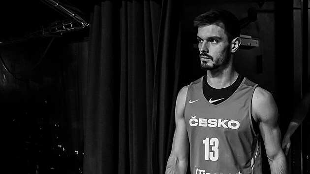 Viktor Plpn na trninku eskch basketbalist v Hamburku